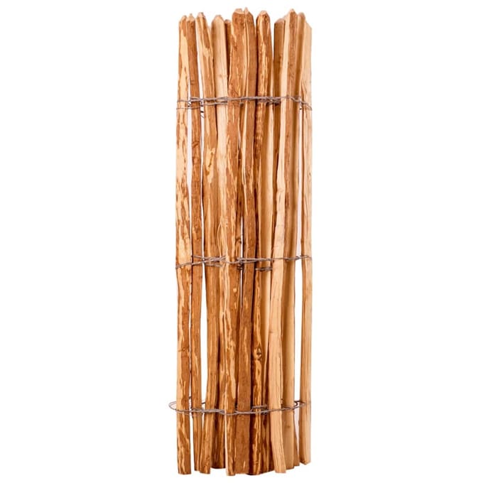 vidaXL Hek 120x250 cm hazelaarhout