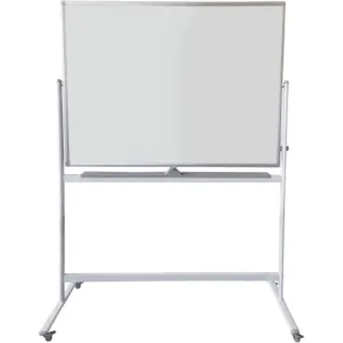 Draaibaar whiteboard op wielen Sporti