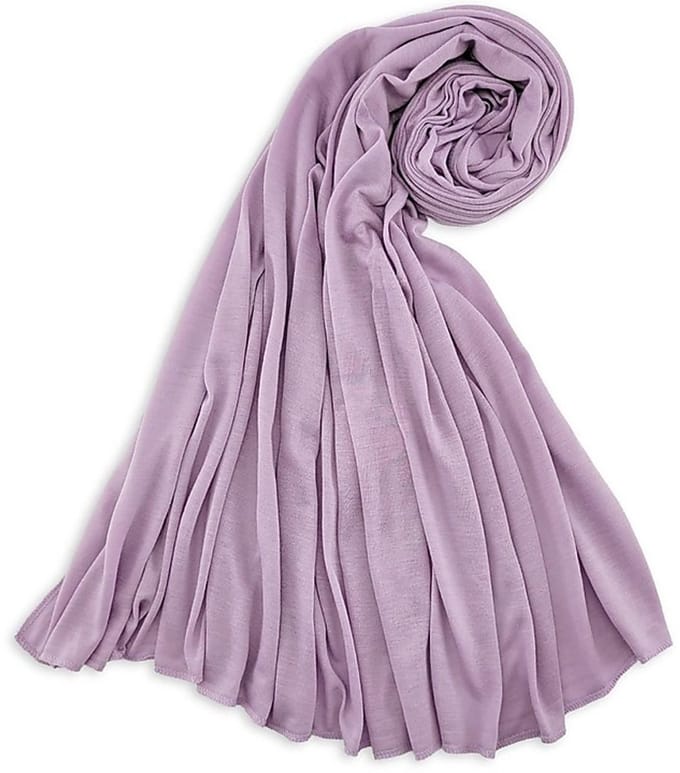 JB Collection - Hoofddoeken - hoofddoek polyester jersey uni lila - lila
