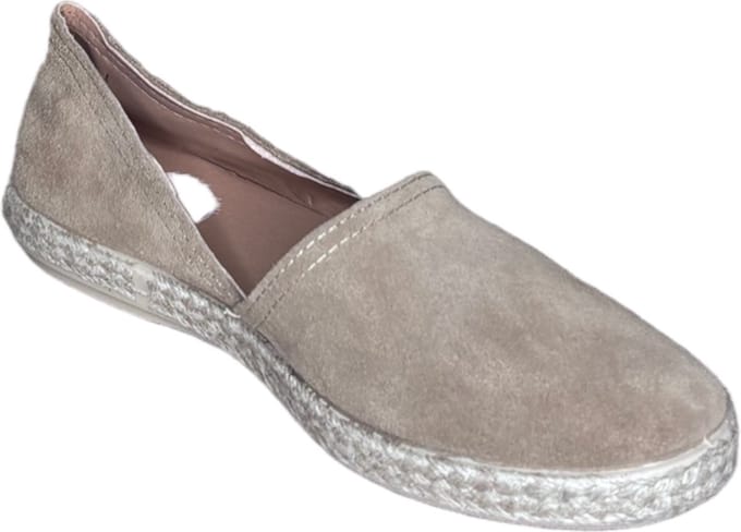Q Fit Cindy Beige suede moccasin (Maat - 41, Kleur - Beige)