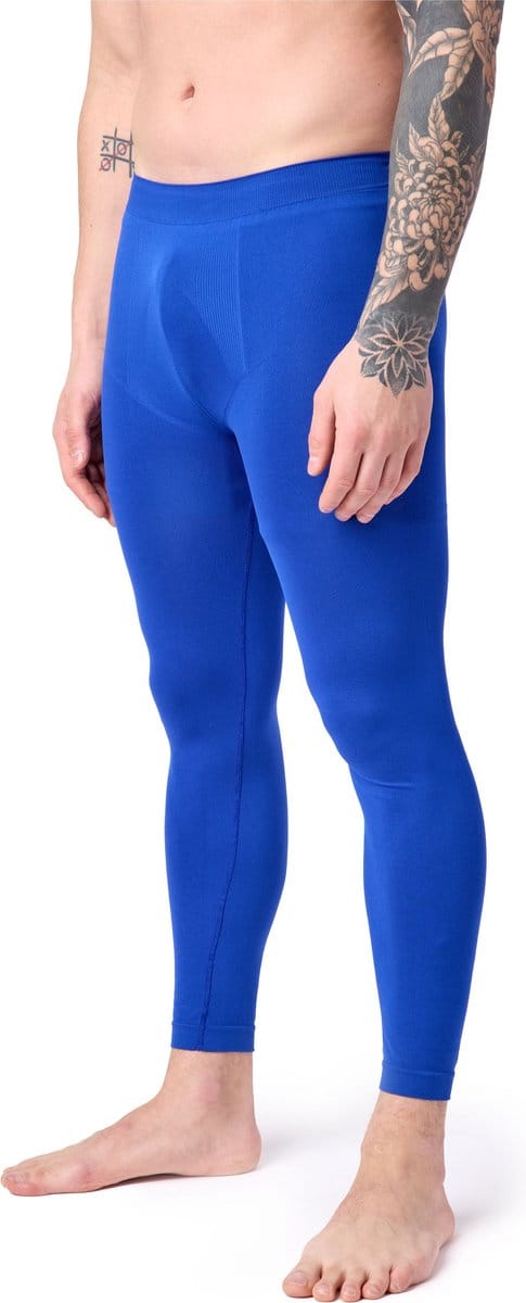 Ladeheid Heren Thermobroek - Sport - Lang - Sporbroek - Polyamide - LA-LA40-260-TMPM - Blauw - S