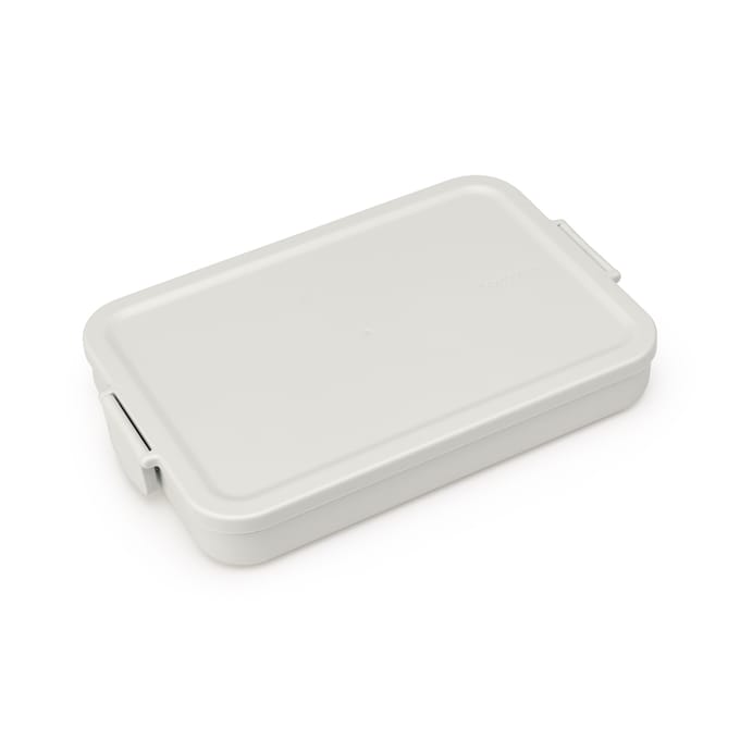 Brabantia Make & Take Lunchbox/Broodtrommel - Plat - Kunststof - Light Grey