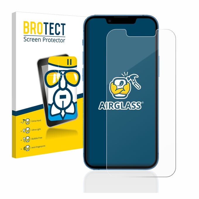 Screenprotector voor Apple iPhone 13 mini Beschermglas transparant