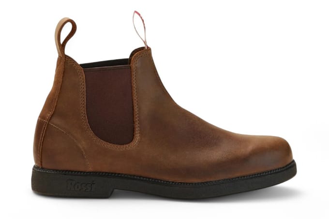 Rossi 607 Booma bruin leren Chelsea-laarzen