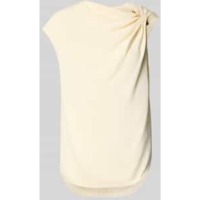 regular fit blouse met korte mouwen van viscosemix model 'BANNEA'