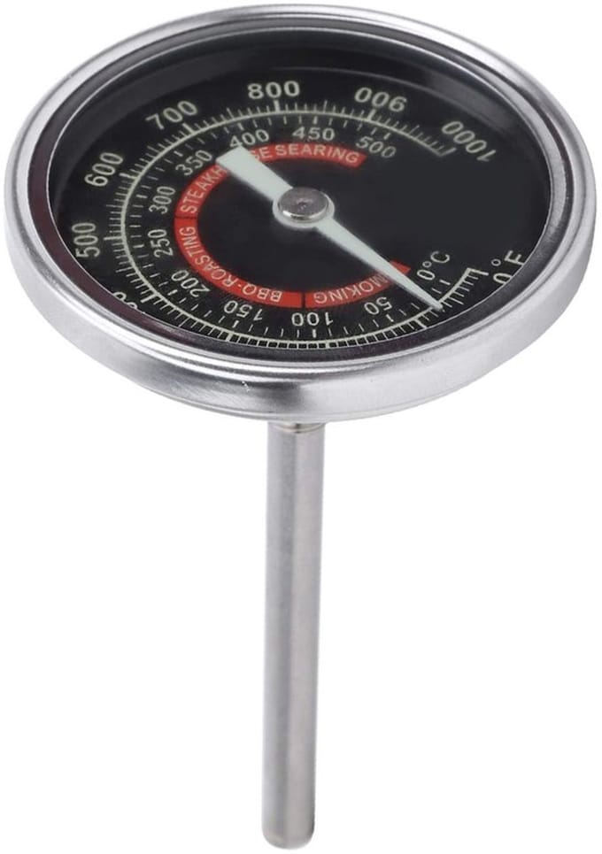 Allecto - Oven Thermometer - 0-500℃ Temperatuurweergave - Rvs