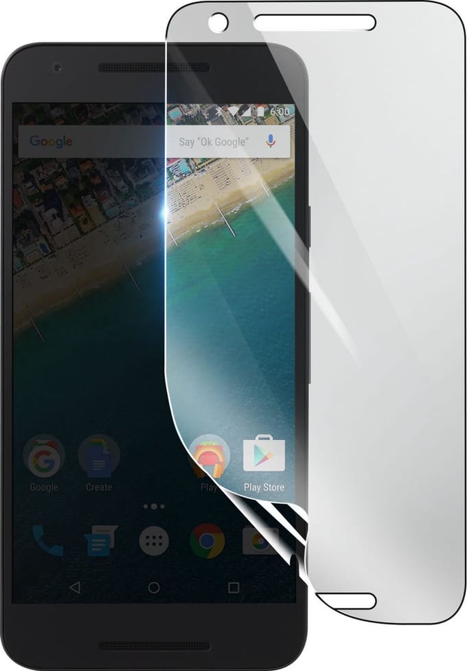 3mk, Geschikt voor LG Google Nexus 5X, Schokbestendige Hydrogel Screenprotector, Transparant