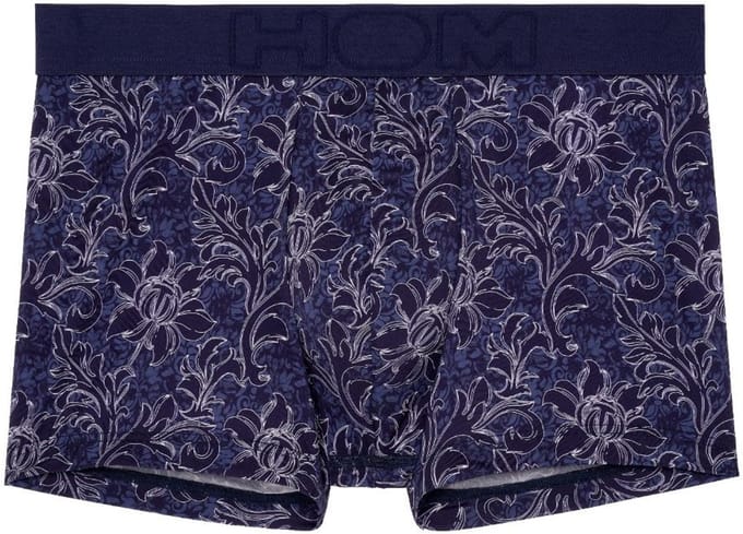 Hom Comfort boxer briefs Meadow 403141 p0ra navy print