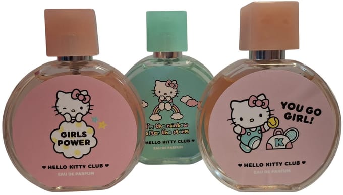 Hello Kitty Club Parfum set 3 stuks voor kinderen - Meisjes