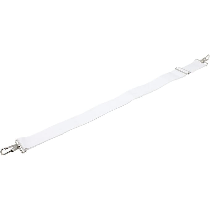 Verstelbare Nylon Snare Militaire Trommel Schouder Sling Strap Riem Muziekinstrument Accessoire white