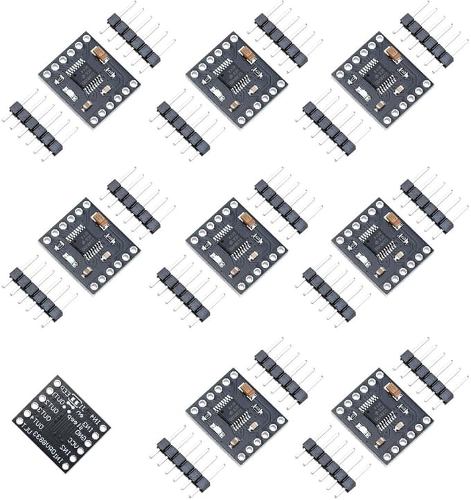 8-delige Motor Drive Module voor DC Gear Motor met 1.5A Dual H Bridge Controller en Board