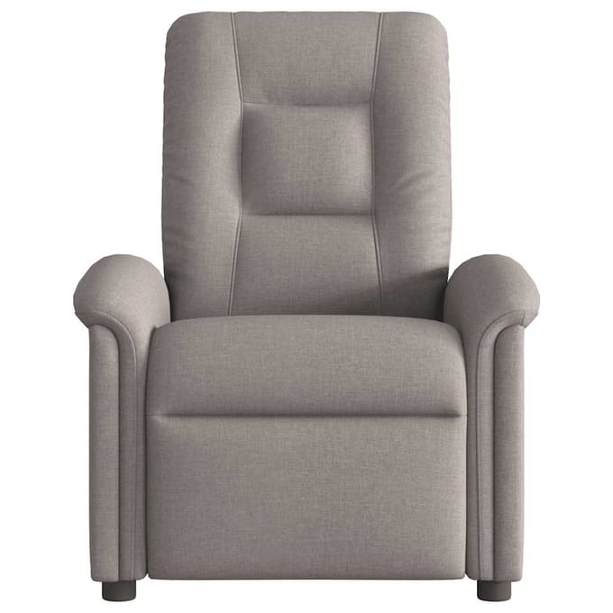 Uitklapbare fauteuil, Kleur taupe, Bekleed met stof