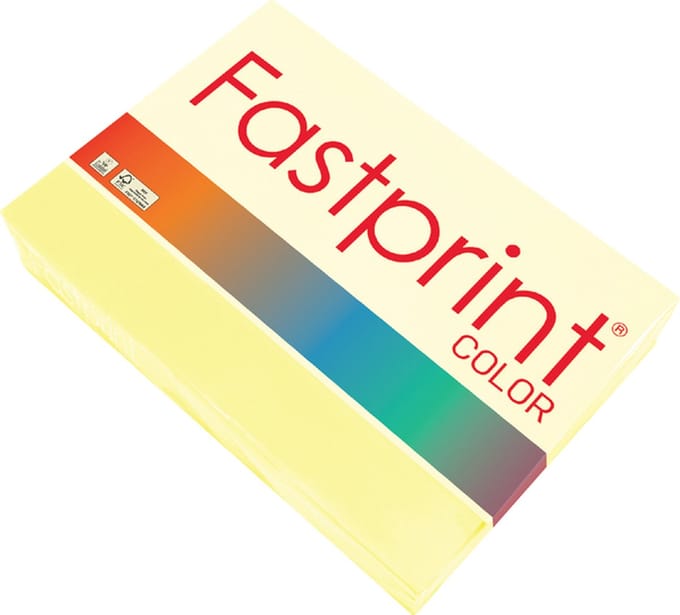 Kopieerpapier quantore colour a4 120gr kanariegeel | 5 stuks