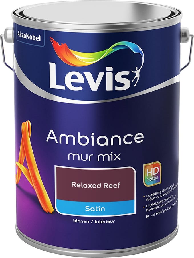 Levis - Ambiance Mur Satin Mix - Relaxed Reef - Mengverf - 5 L