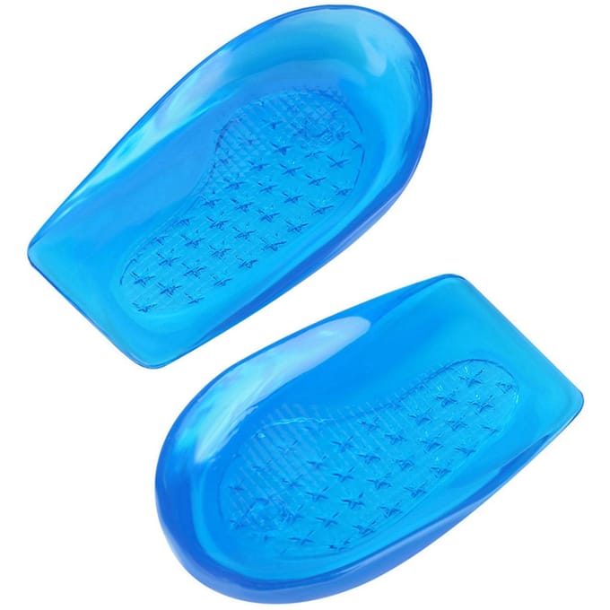 Siliconen Gel Inlegzolen Voetsteun Schoenen Inlegzolen Hielcup (S) blue
