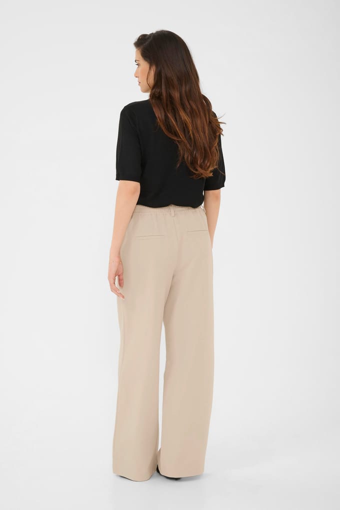 Kaffe KAvalley Pants Dames Broek - Feather Gray