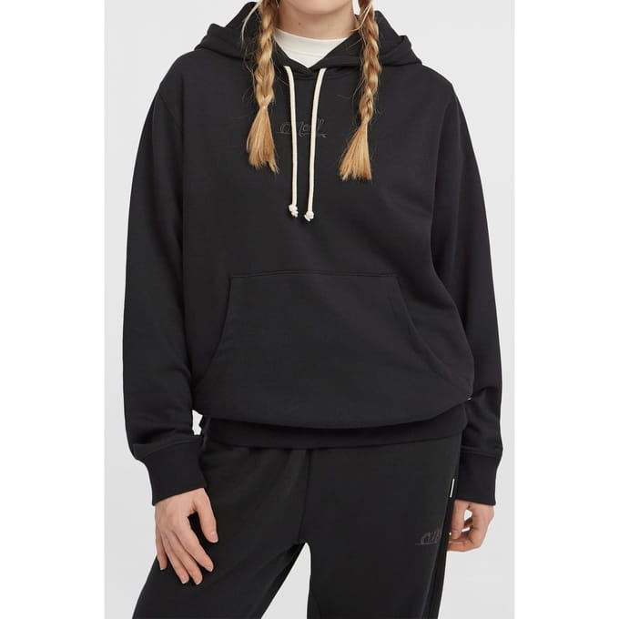O'Neill Essentials  Script Hoodie Black Out Taglia: M | Felpe con cappuccio Outlet | Donna | Nero