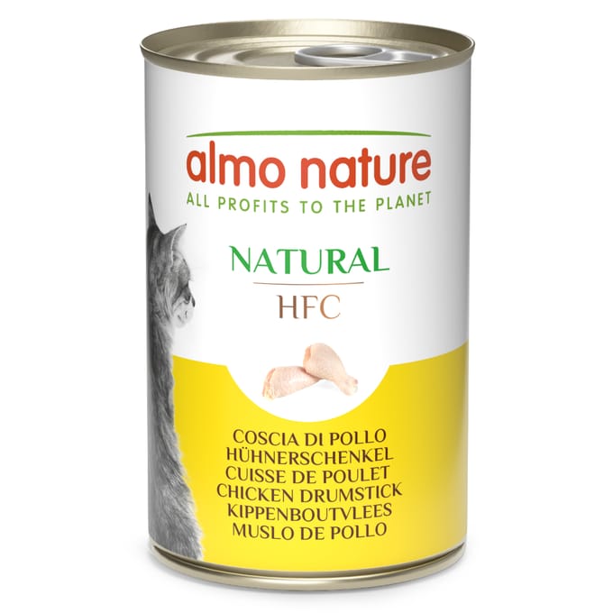 24 x 140 g Almo Nature HFC Kattenvoer - Kippendij - Voordeelpakket