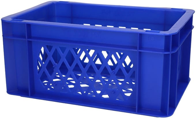 transport bagage krat mini (blauw) - Fietsmand