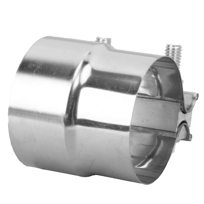 3in Uitlaatbandklem Overlappende verbinding RVS Koppeling voor Demper Downpipe Header Spruitstuk gray