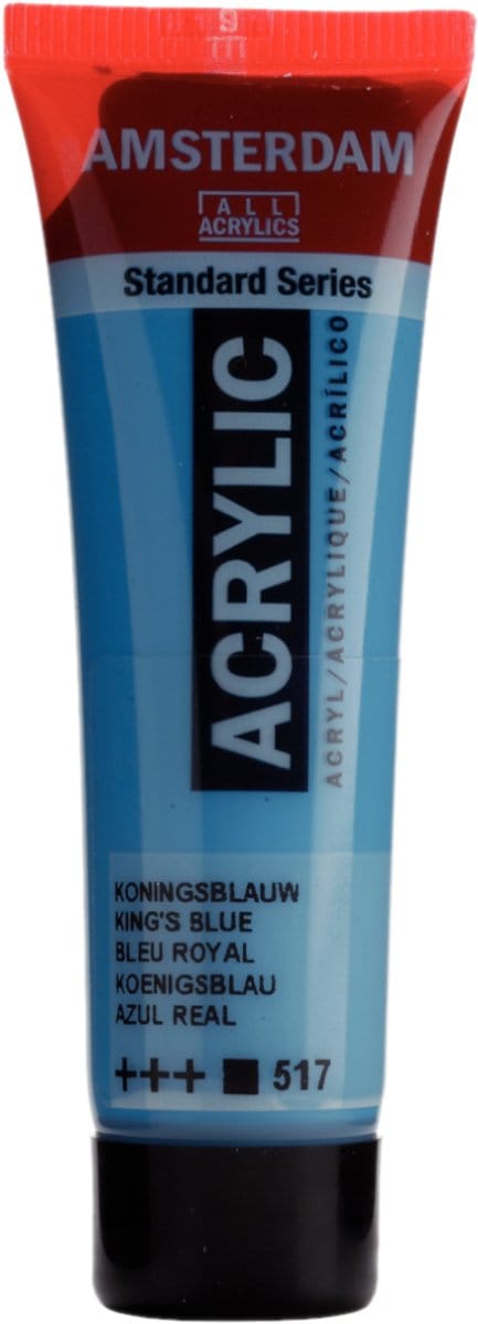 Verf - Acryl - 517 - Konings blauw - Amsterdam - 20ml