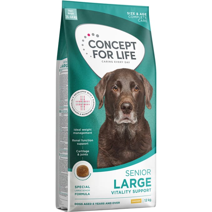 Concept for Life Large Senior - Nieuw Receptuur: Dubbelpak 2 x 12 kg