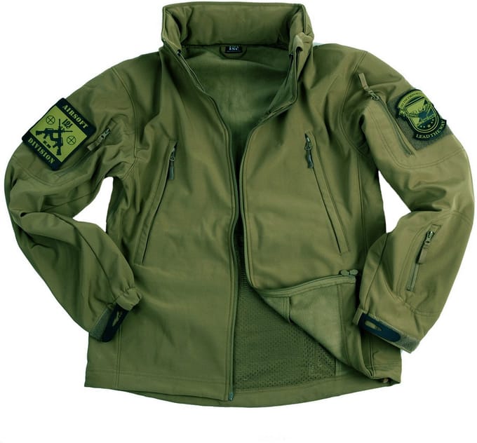 101inc Softshell Jacket Tactical groen M
