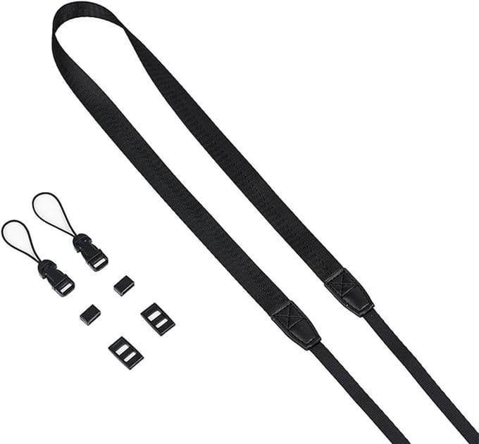 Sounix Camera Strap Compact - Riem - Schouderband - Draagriem - Universeel - Zwart