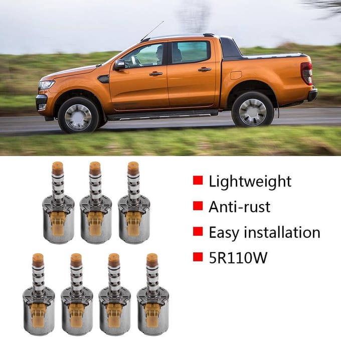 7 pcs 5R110W Électrovanne de Transmission Automatique de Voiture pour Ford 20032015