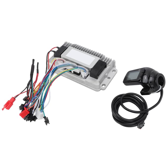 Kit contrôleur moteur brushless 48V 60V 1000W avec écran LCD Contrôleur à onde sinusoïdale 3 modes pour gray