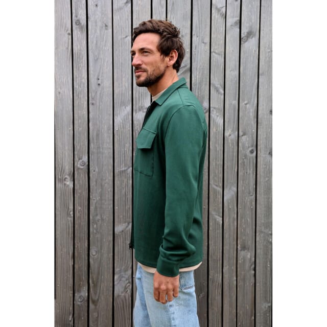 Vest Luxury Zip Kultivate groen mt M-48