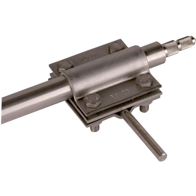 Dehn Aarde Staaf Klem Roestvrij Staal Voor D 20mm Rd 7-10mm Fl -40mm - 610020