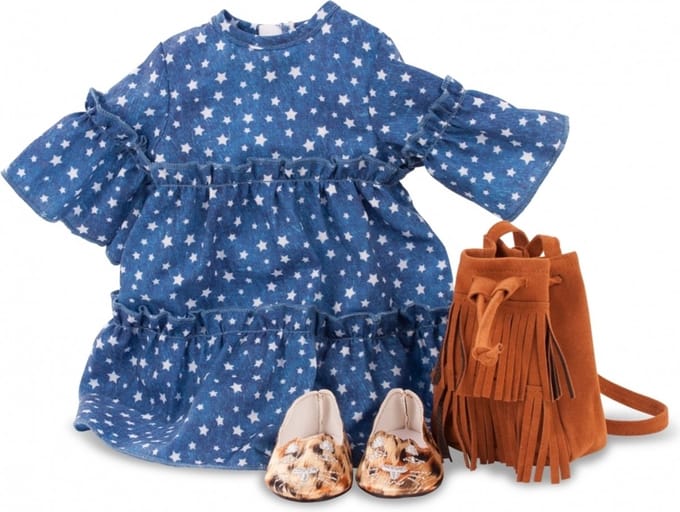 Götz poppenkleding combi set stardust voor poppen van 45-50cm