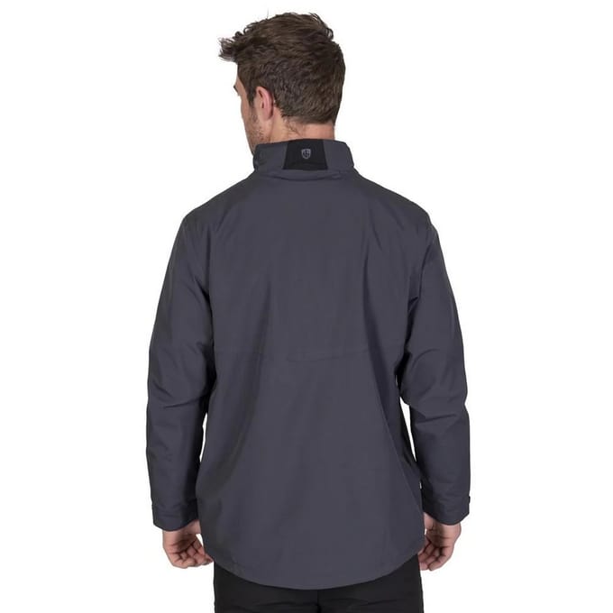 Island Green Heren Stretch Golf Waterdicht Jasje (Houtskool/zwart)