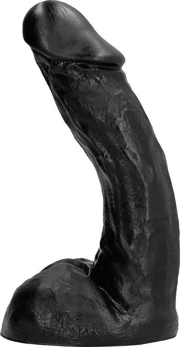 All Black Klassieke Dildo 23 x 5 cm - zwart