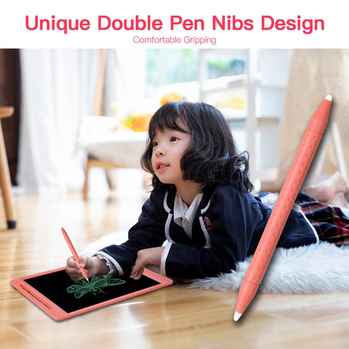 Oplaadbaar LCD-schrijftablet 11,5 inch handschrifttekentablet Kleurrijk scherm met stylus monochrome screen zwart