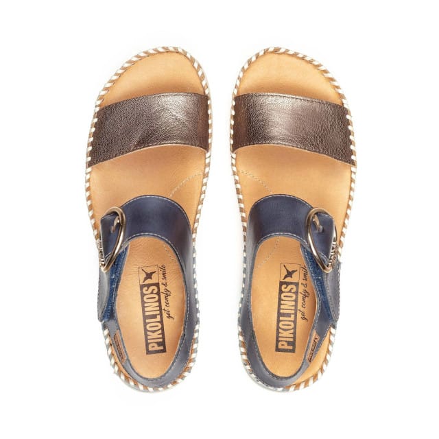 Pikolinos Marina - dames sandaal - Blauw - maat 42 (EU) 9 (UK)