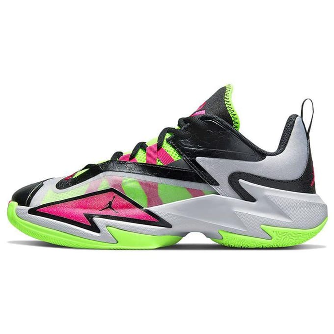 Air Jordan One Take 3 PF Wolfgrijs Roze Prime Heren Sneakers DC7700-002 43 gray