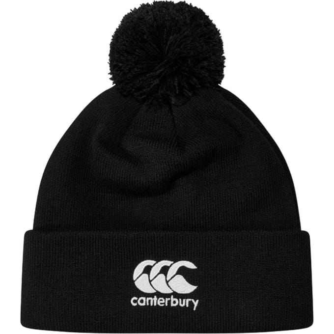 Canterbury 2025 Bobble muts (Zwart/Wit)