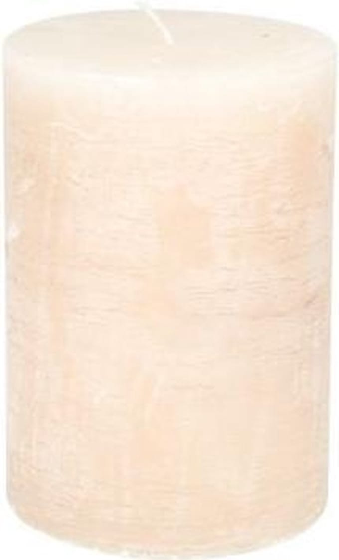 Stompkaars beige - KaarsenKerstkaarsen - Paraffine - 10x15cm