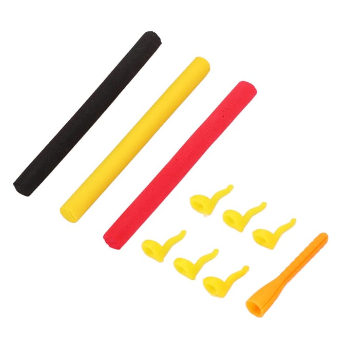 Karpervissen Schuimsticks EVA Draagbaar Lichtgewicht Aas Zig Aligner Kit Visaccessoires voor Vijver Rivier yellow