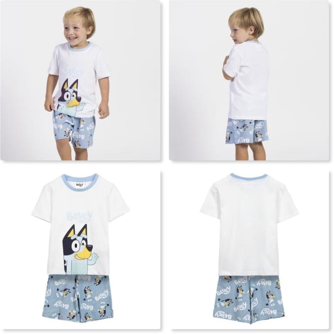 Pyjama "Bluey" Single Jersey short kids series 4 Jaar