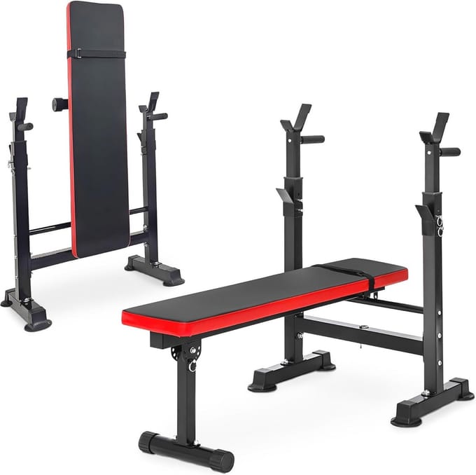 Verstelbaar Multifunctioneel Trainingsstation met Squatrek en Gewichtsopslag