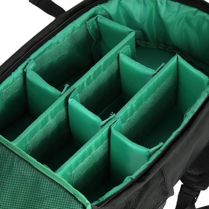 Buitenshuis slijtvaste DSLR digitale camera video rugzak waterbestendig multifunctioneel paars