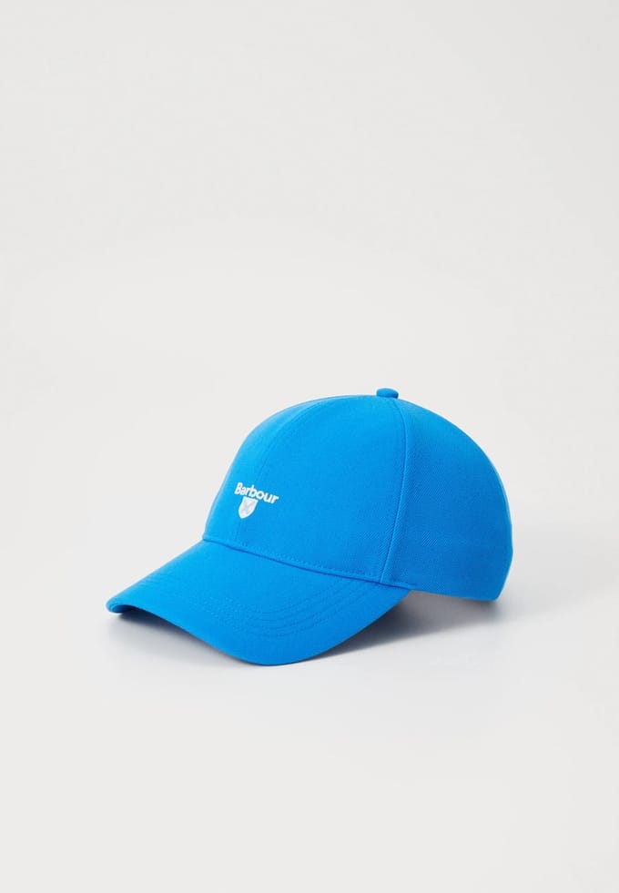 Barbour Unisex Baseball Cap – One Size – Blauwe Katoenen Pet Verstelbaar