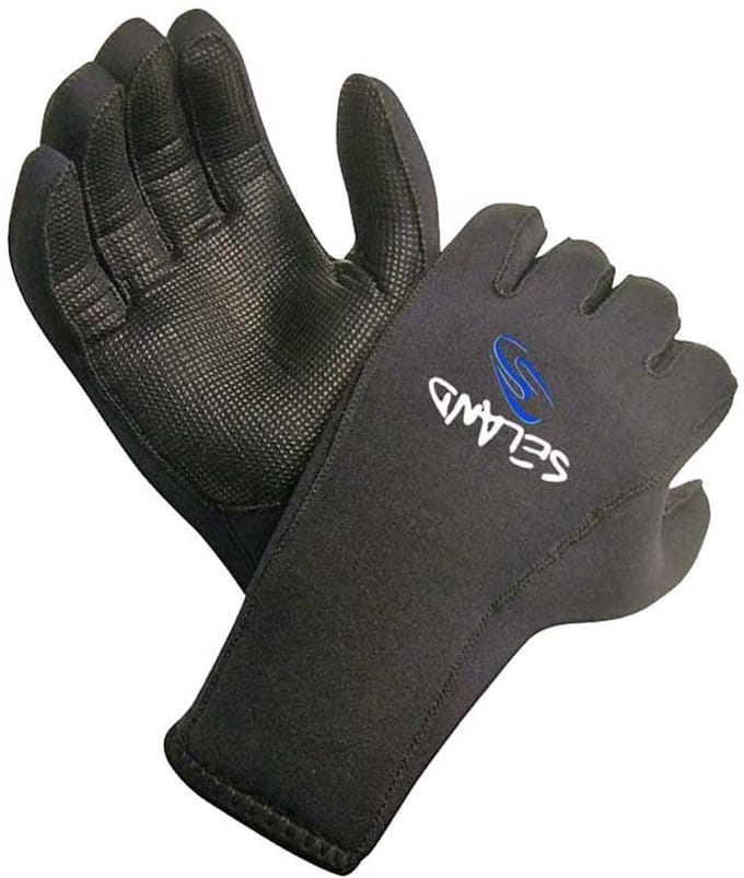Seland Neoprene 4 Mm Handschoenen Zwart XS Man