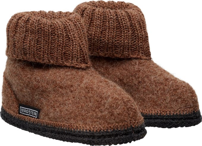 Bergstein Cozy Unisex Junior Sloffen - Brown