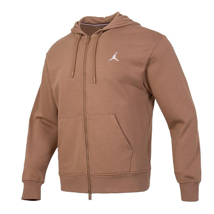 Jordan Brooklyn Fleece Sweat à capuche zippé intégral pour homme 2XL brown
