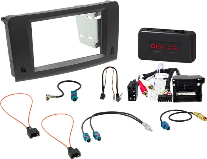 2-DIN-set Mercedes M-Klasse (W164)/GL-Klasse (X164)