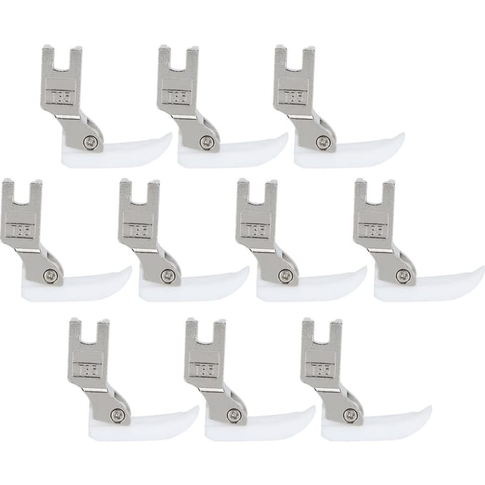 10 Stuks Persvoet Handwerkbenodigdheden Industriële Naaimachine Plastic Accessoires T350 white